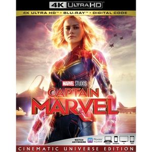 NIB Marvel Studios Captain Marvel DVD 4K Ultra HD + Blu-Ray + Digital Code